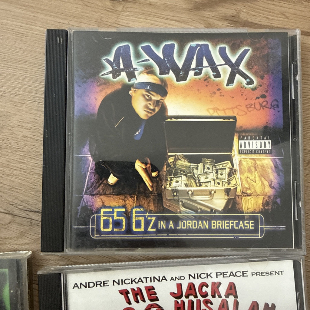 Bundle Deal Bay Area Boys Rap Thizz Nation, 65gz in a jordan briefcase & More4