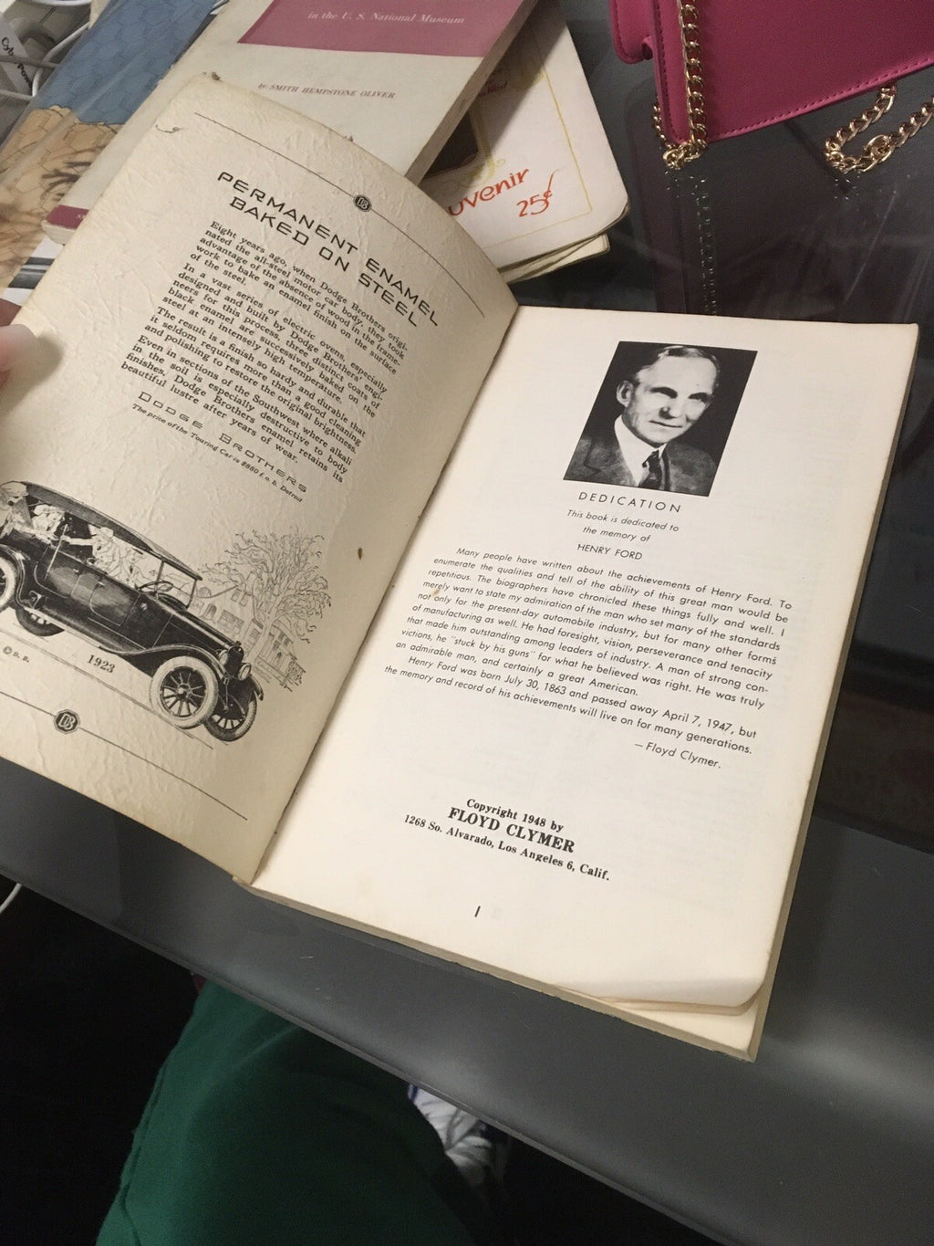 Vintage 1948 Floyd Clymers Historical Motor Scrapbook #54