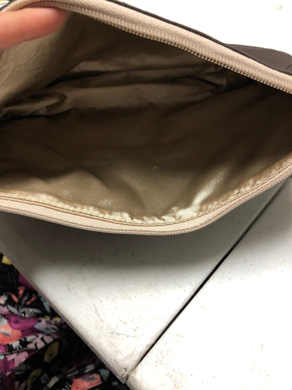 Ju Ju Be Hobobe Diaper Bag Brown Clutch Jujubes W/o Strap2