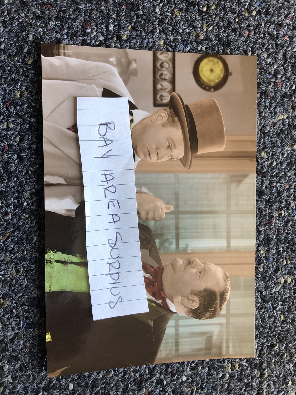 RARE Original Photo Of Oliver Hardy 6”x4” Candid Shot0