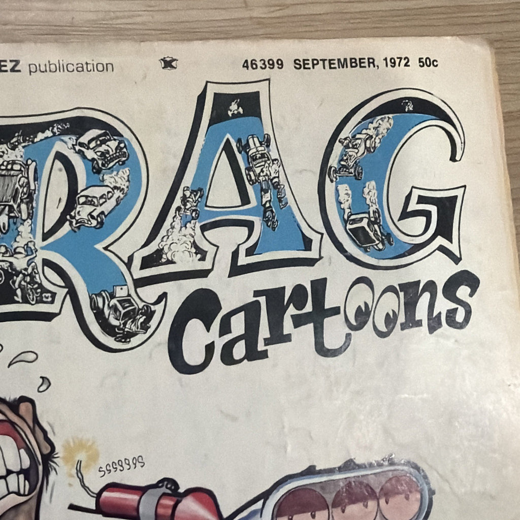 LOT of 3 Different Pete Millar's DRAG CARtoons Magazine Comics 1960s #8 #28 19726