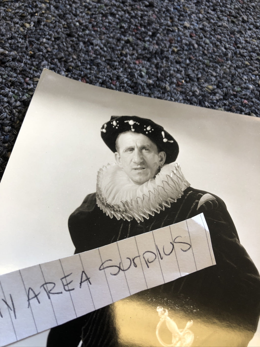 RARE Original Photo Of Jimmy Durante “Don Juan” Black/White Candid Shot 9”x6.5”5