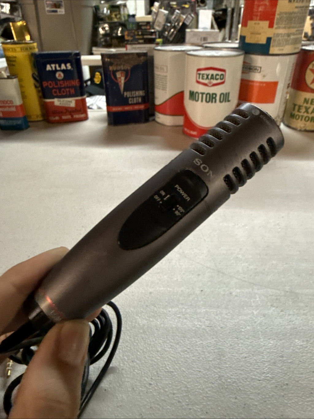 Sony ECM-MS907 Electret Condenser Stereo Microphone untested2