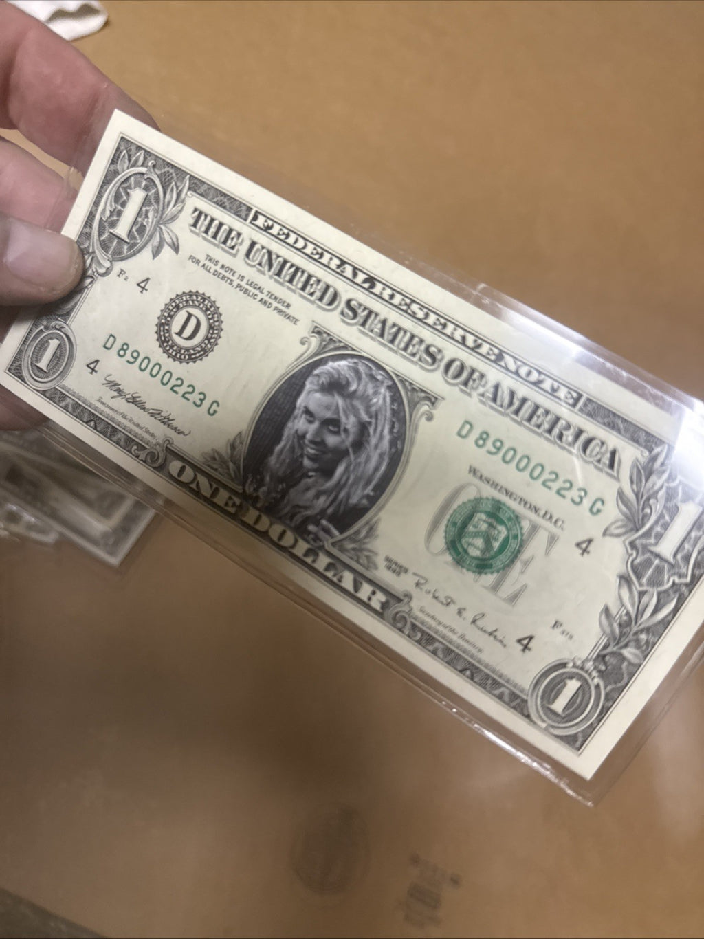 SUPER RARE XENA (LUCY LAWLESS) REAL ONE DOLLAR BILL FROM 1995 Lot Of 119