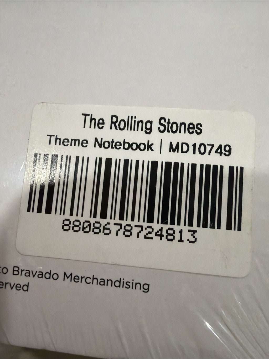 Rolling Stones Limited Edition Notebook New2