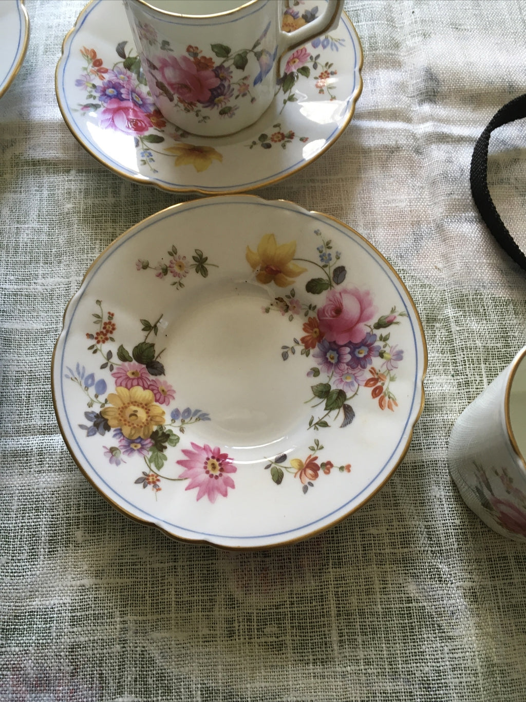 6 Royal Crown Derby English Tea Cups and Saucers Made In England3