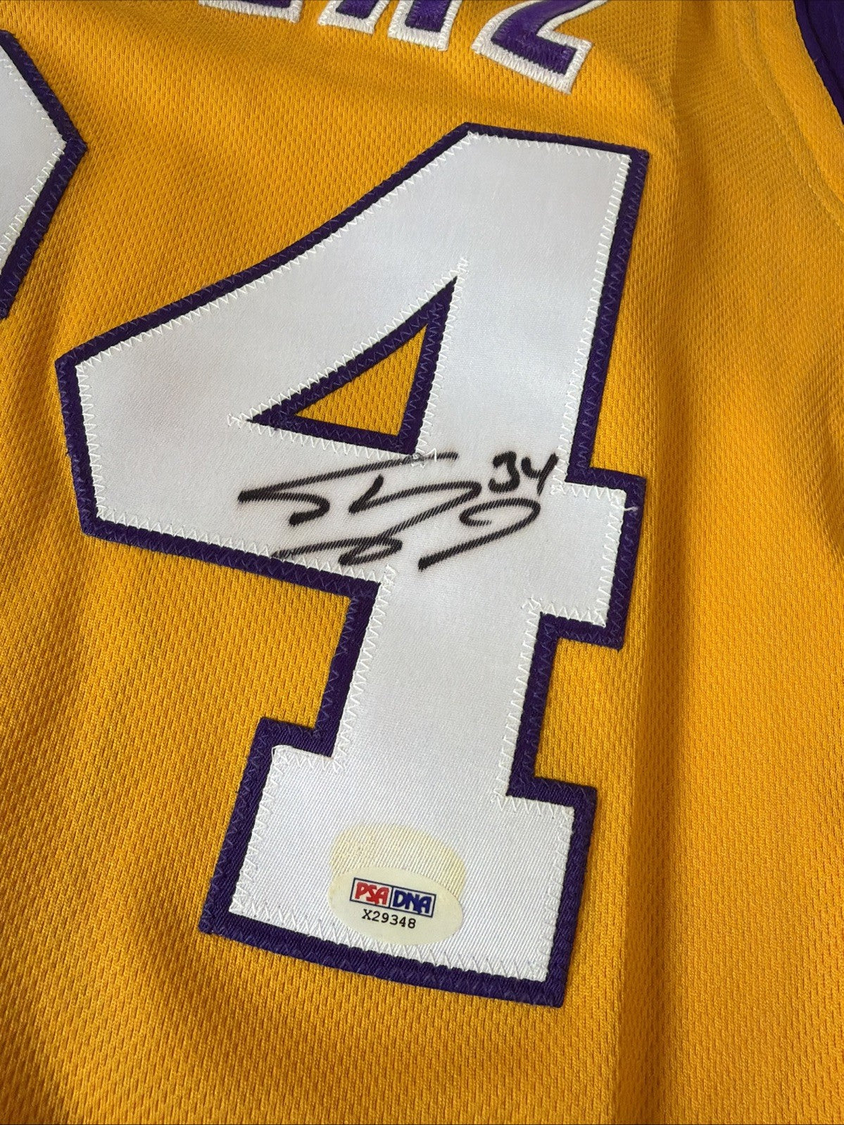 Shaq O'Neal Signed Lakers Swingman Jersey PSA/DNA1