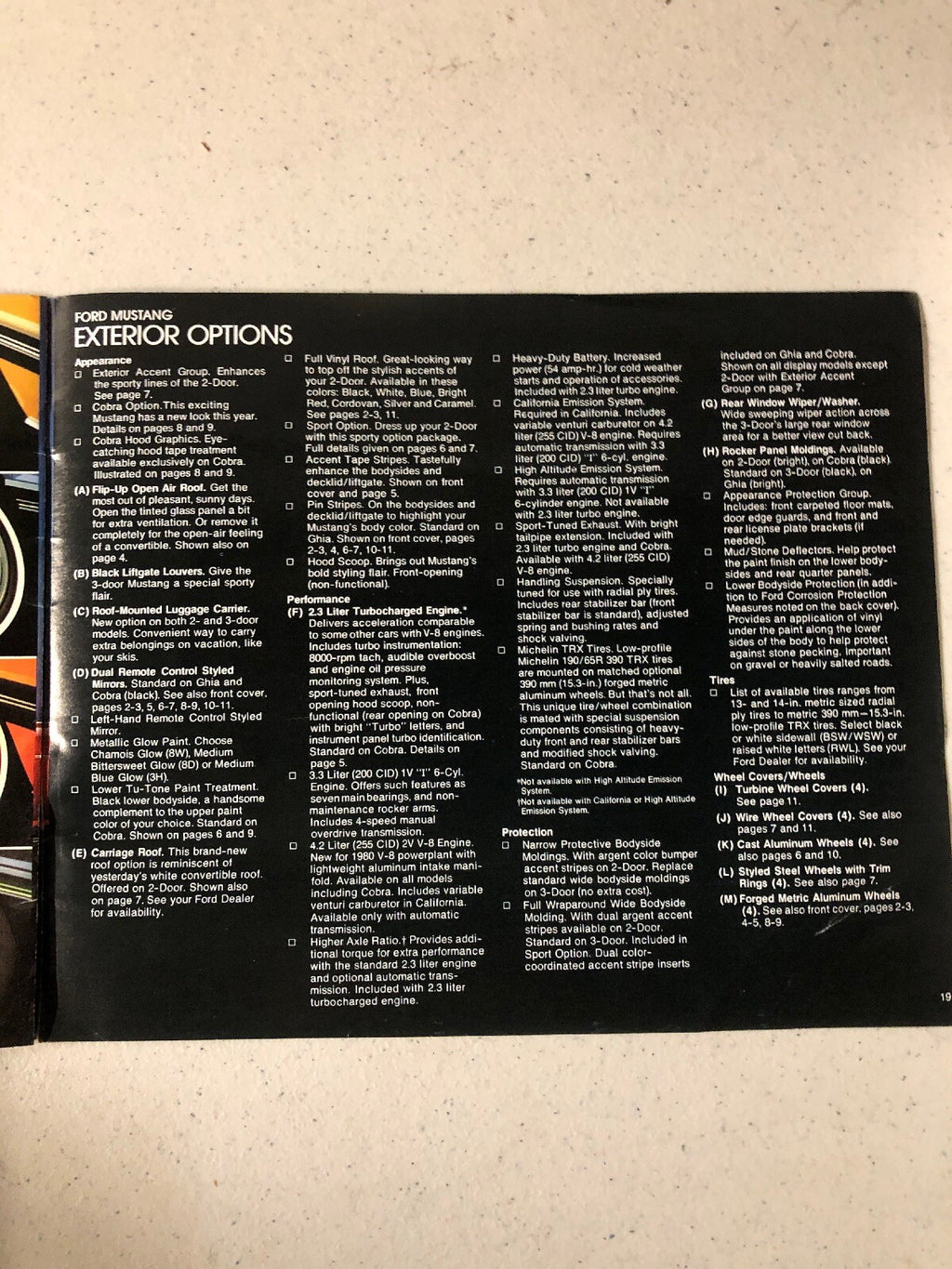 1980 FORD MUSTANG GALLERY DEALERSHIP PHOTO BOOK5