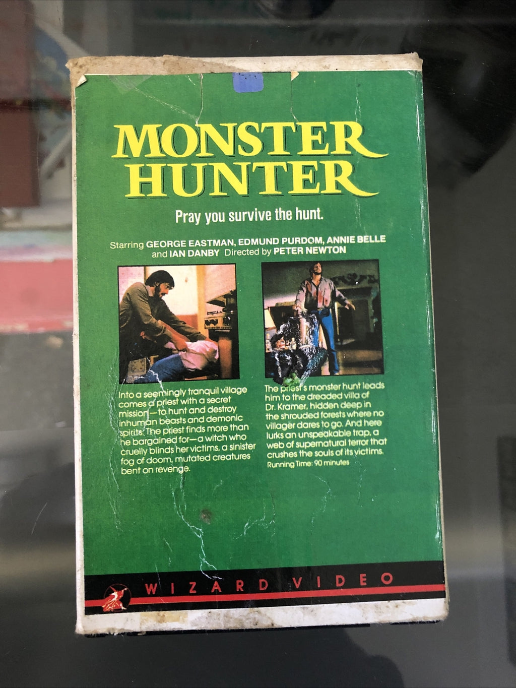 Monster Hunter Beta Tape Betamax Not VHS George Eastman, Edmund Purdom1