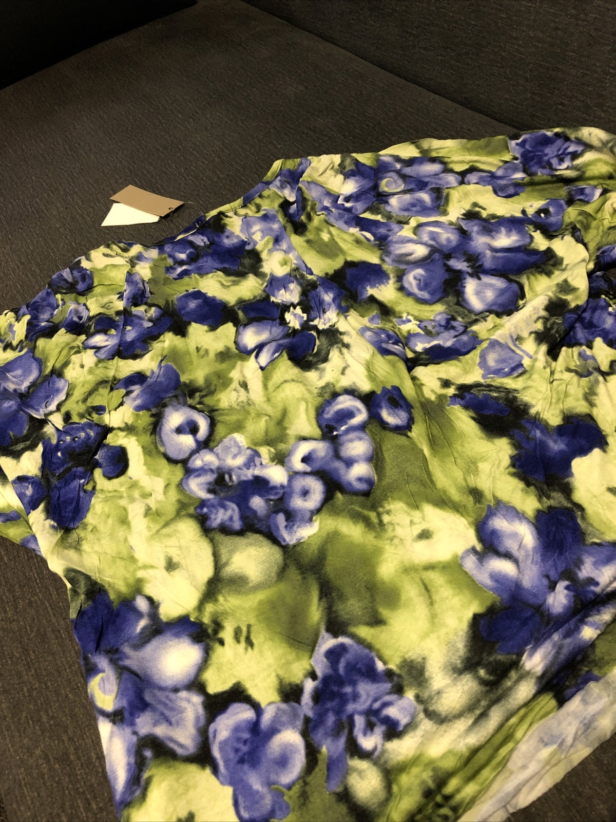 MATTY M Nordstrom Womens Purple Floral Blouse Top Sleeveless Casual Summer Large4