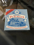 VINTAGE BAR BRITISH PUB MATS BEER DRINK COASTERS 25 Pub Mats First Edition0