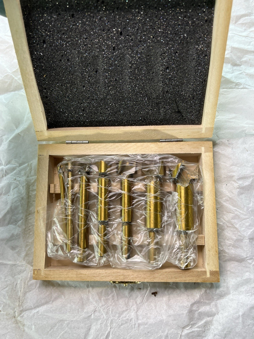 Drill Master 7pcs Titanium Nitride Coated Forstener Bit Set2