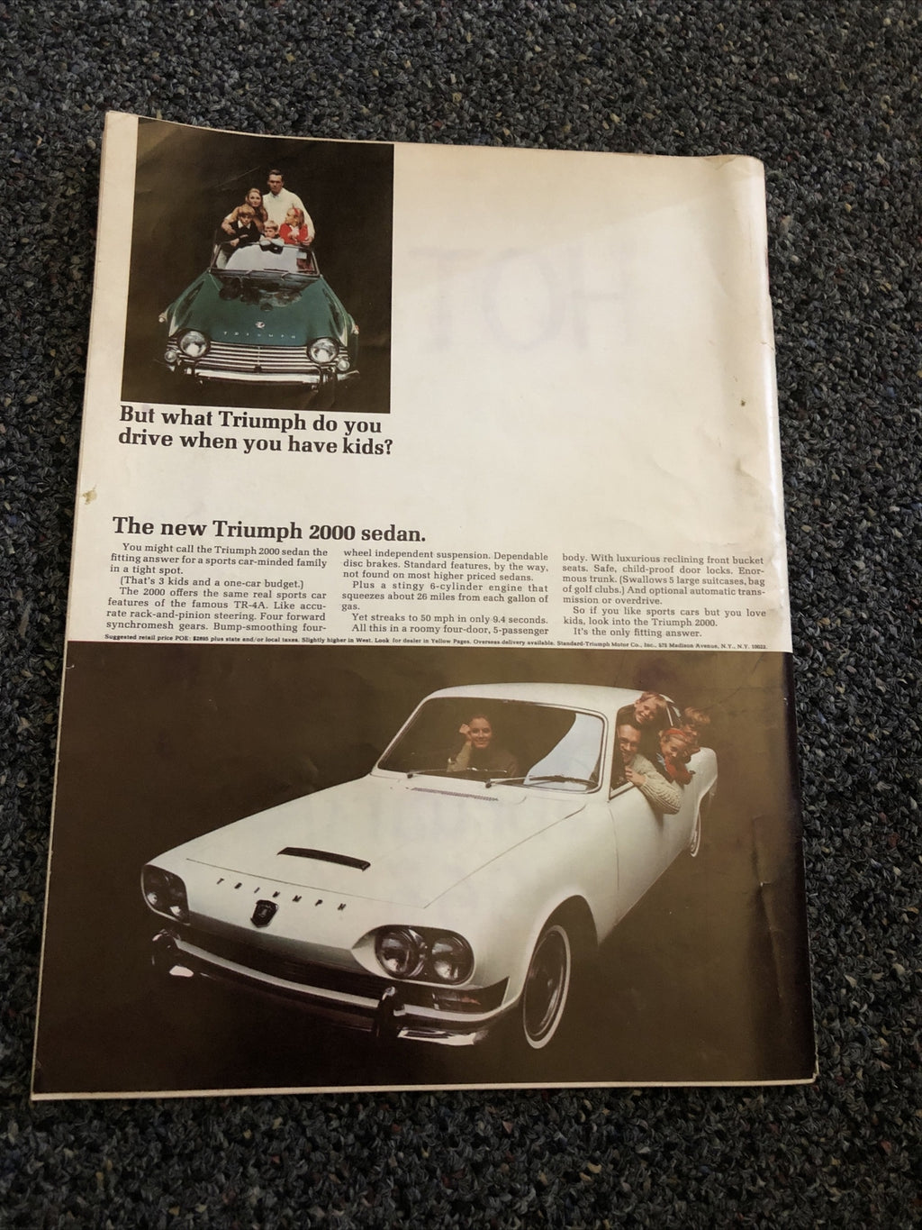 ROAD & TRACK 1966 JAN - BERTONE MUSTANG, TORONADO1