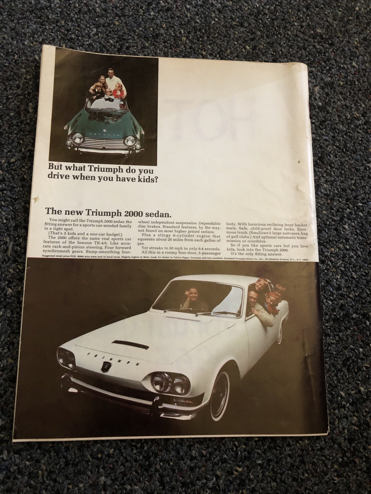ROAD & TRACK 1966 JAN - BERTONE MUSTANG, TORONADO1