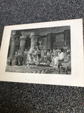Pastime In Ancient Egypt, by L. Alma Tadema, Vintage 1874 Antique Art Print.0