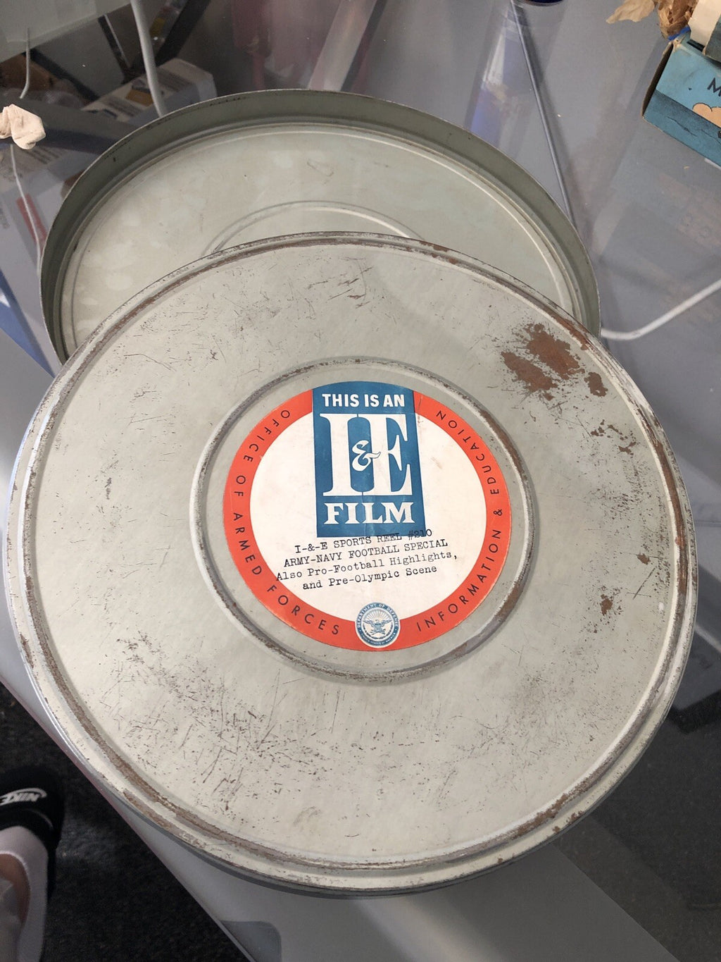 Vintage Office Of Armed Forces I&E Film Case - No Film Case Only1