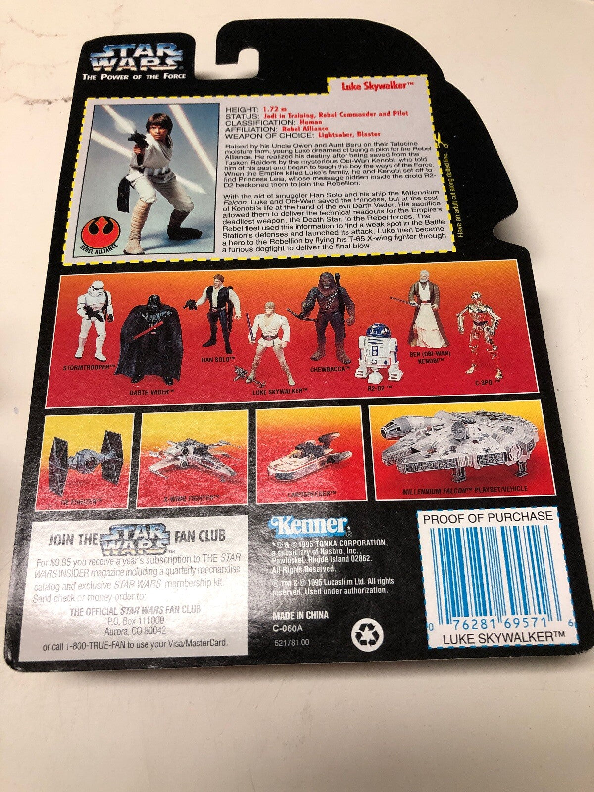 Vintage Kenner Star Wars - Power of the Force 1995 Luke Skywalker Action Figure1