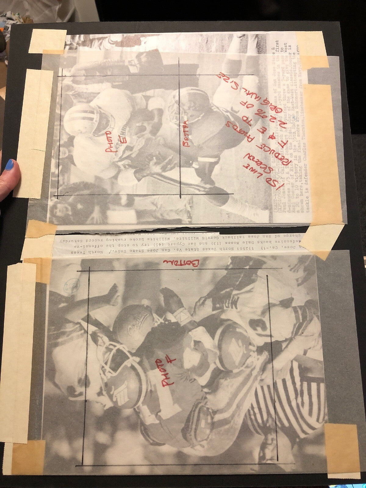 Lot 4: 1983 SAN JOSE STATE Spartina JACK ELWAY Art Portfolio5