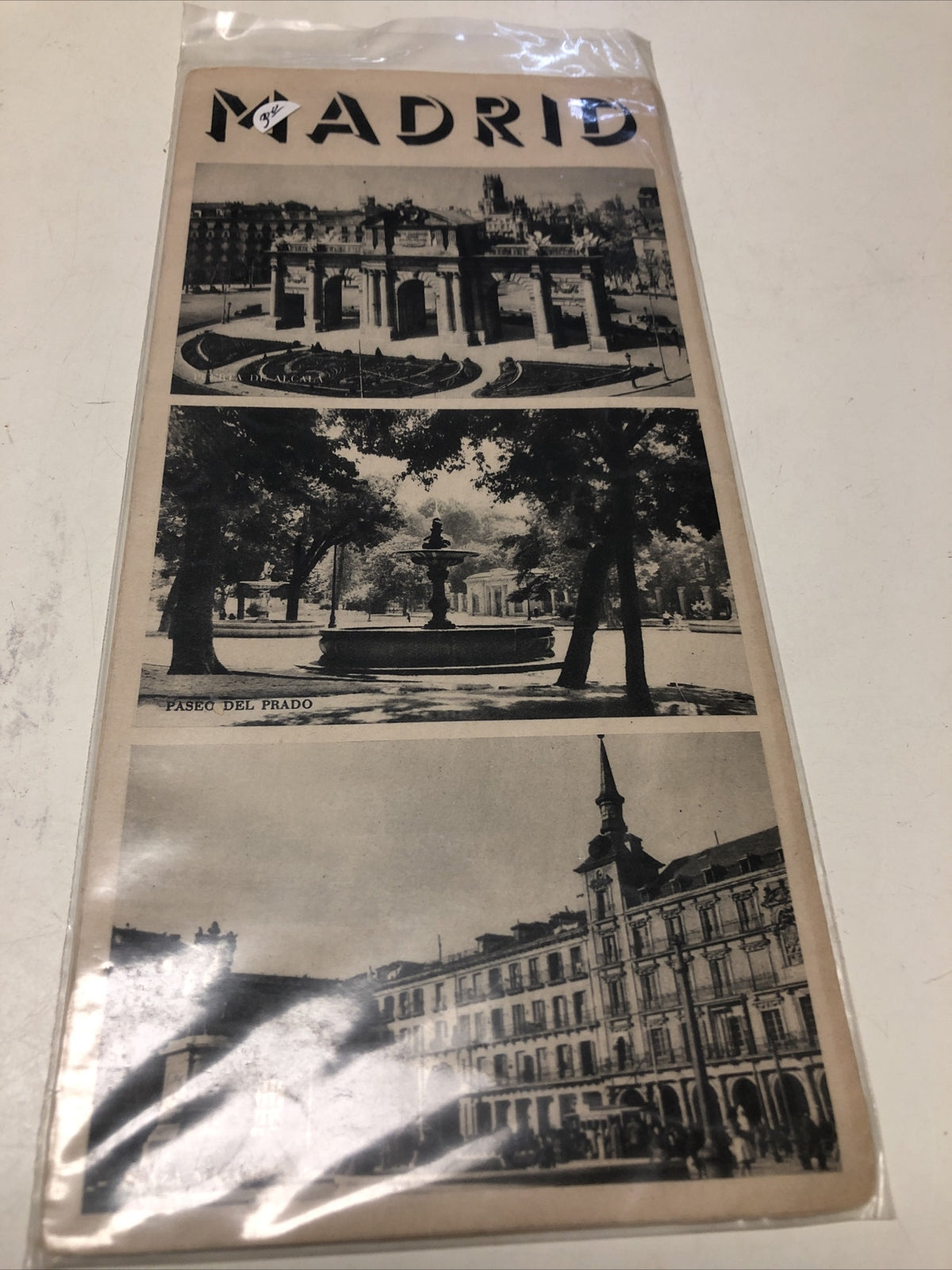 Vintage 1954 Madrid Spain Travel Brochure Booklet Information Travels Europe Map1