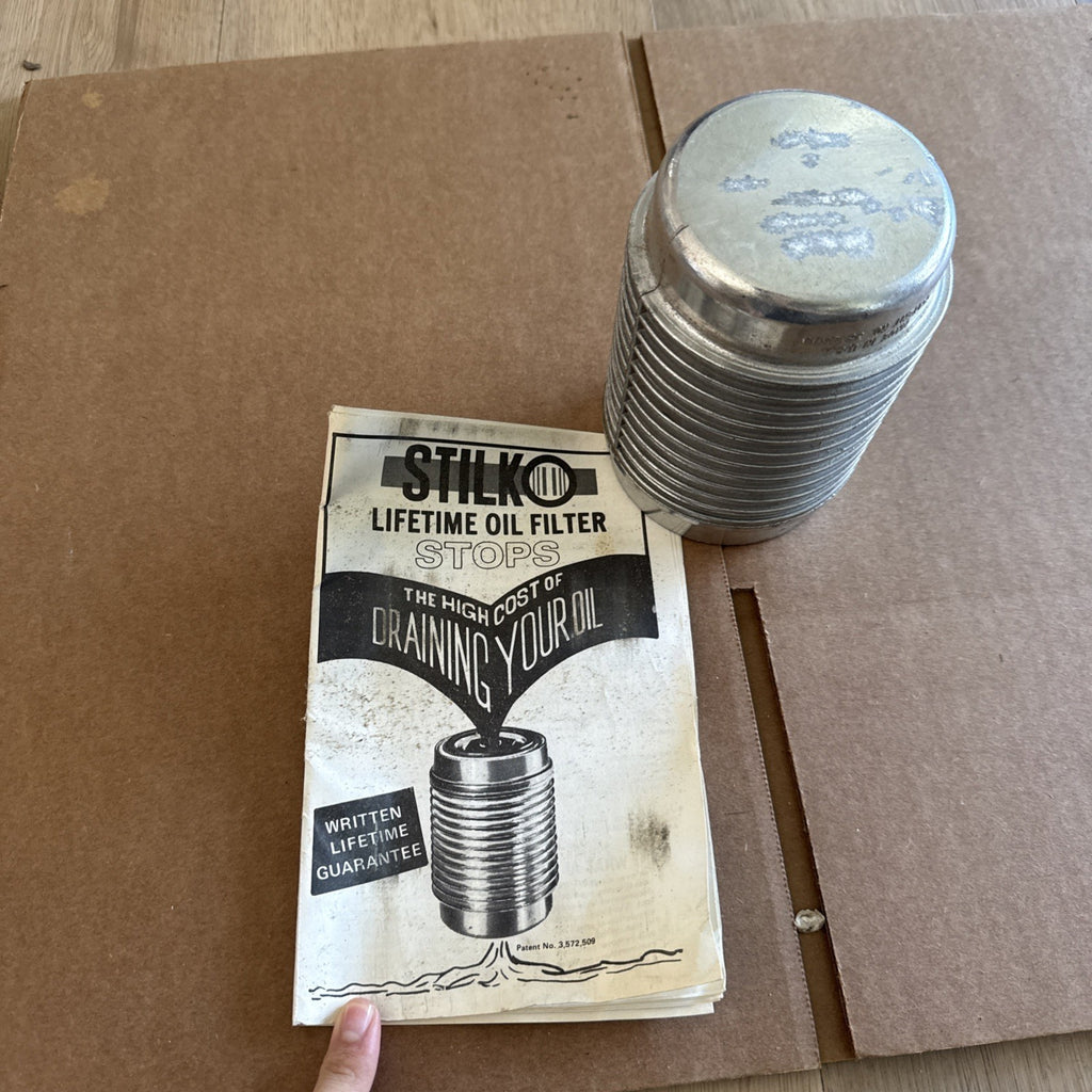 Vintage STILKO SK-13 External Oil Cleaner – Patent #3572509 – 0