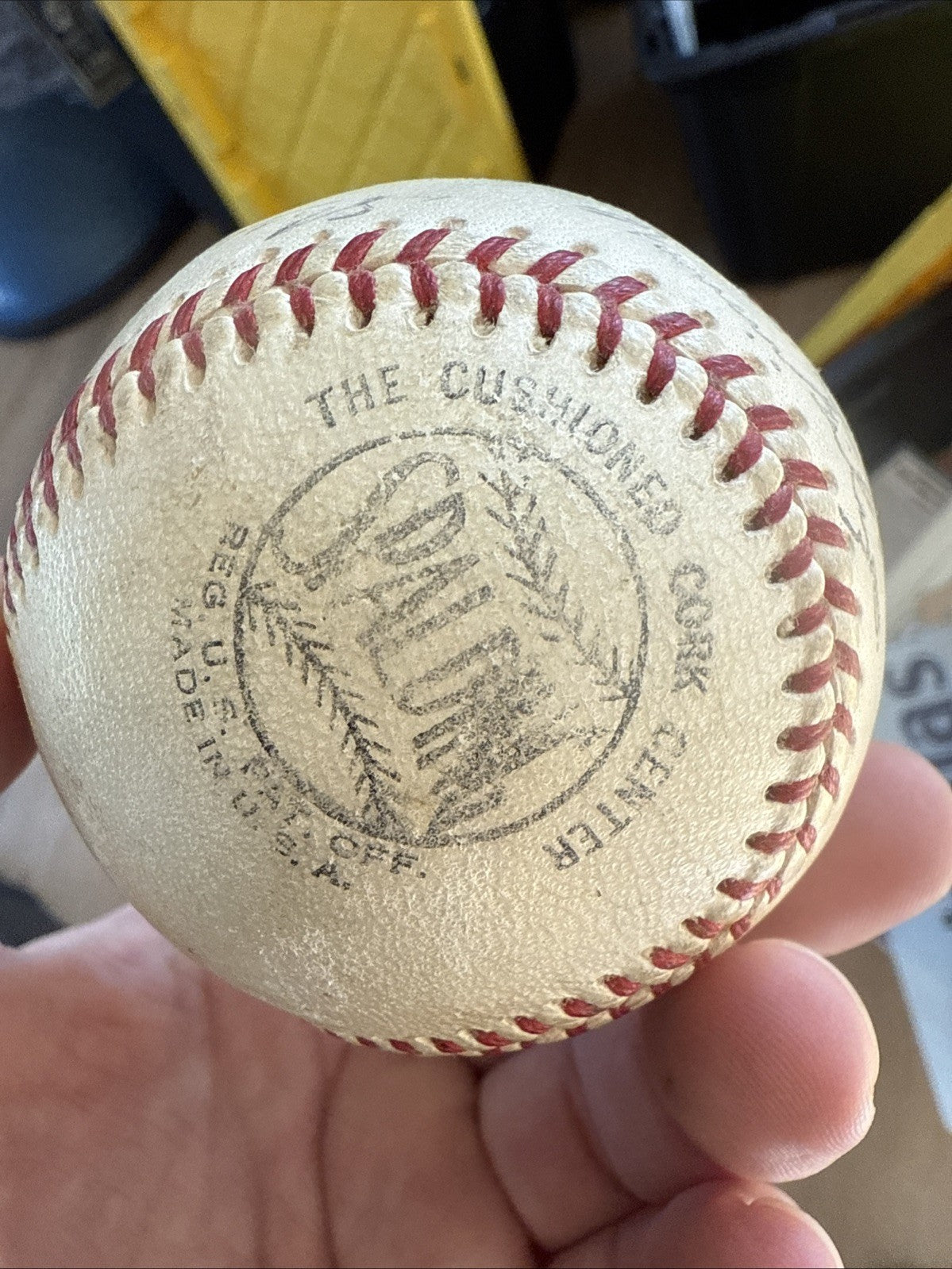 Willie Mays Signed Autographed Vintage National League Baseball5