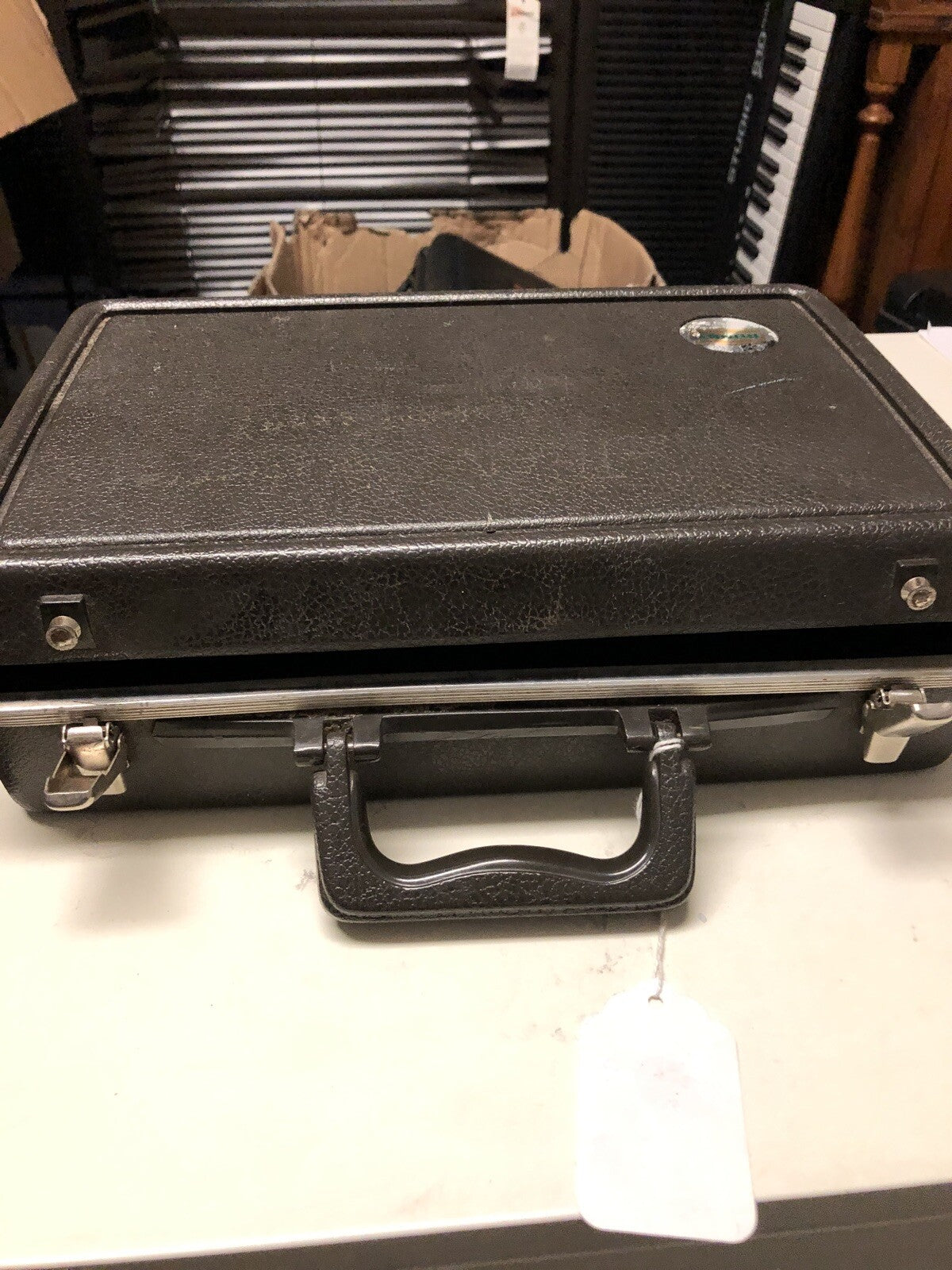 A5 Vintage Selmer Bundy Resonite Black Clarinet w/ Case10
