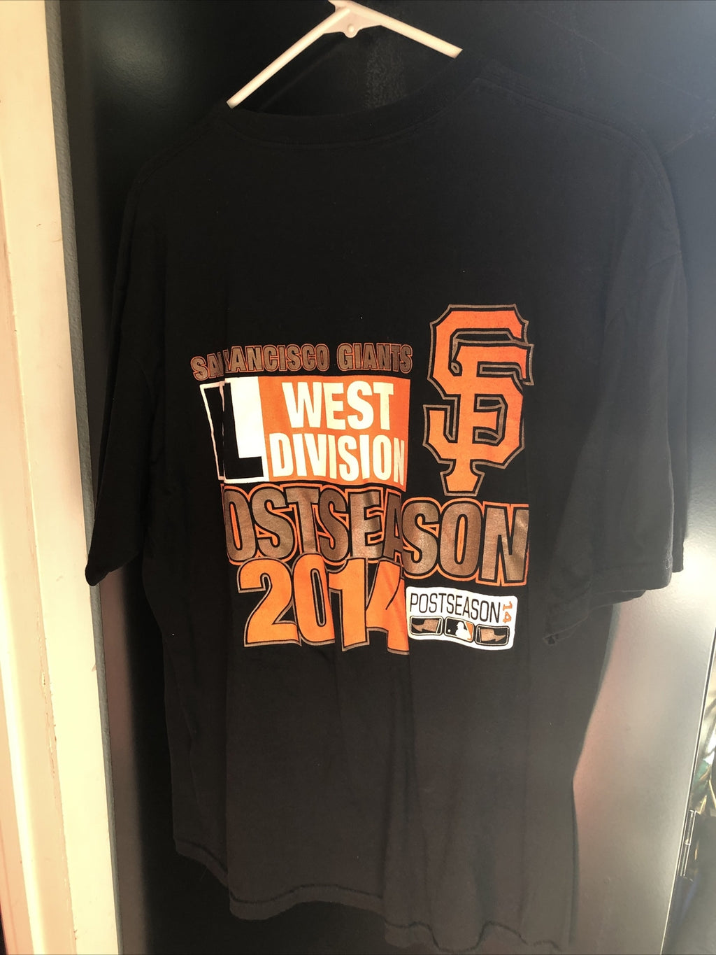 San Francisco Giants Shirt Men's XL Black 'Always October' Post Season '141