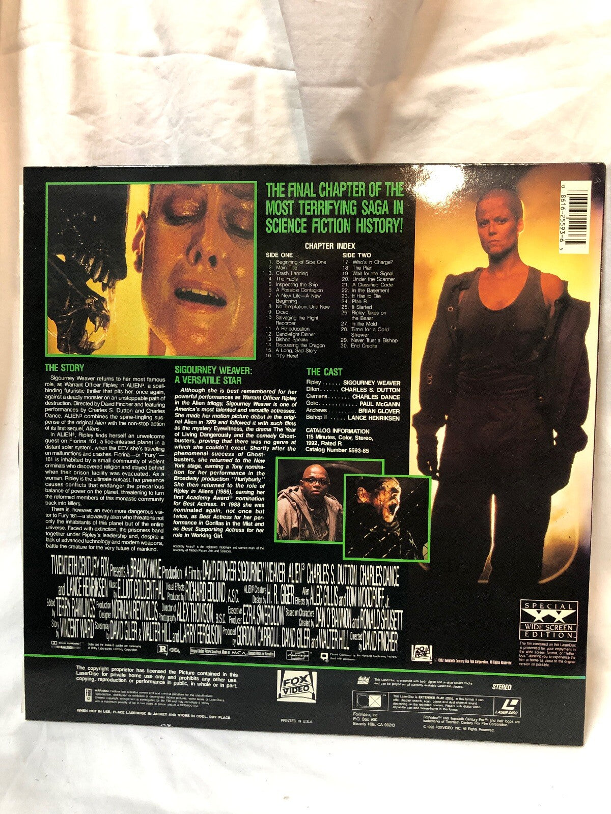 Alien 3 Japanese Imported Laserdisc Japan Sci-Fi Sigourney Weaver Japan1