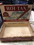 VINTAGE 1950S EL ROI-TAN 1898 PENNSYLVANUA CIGAR BOX CARDBOARD0