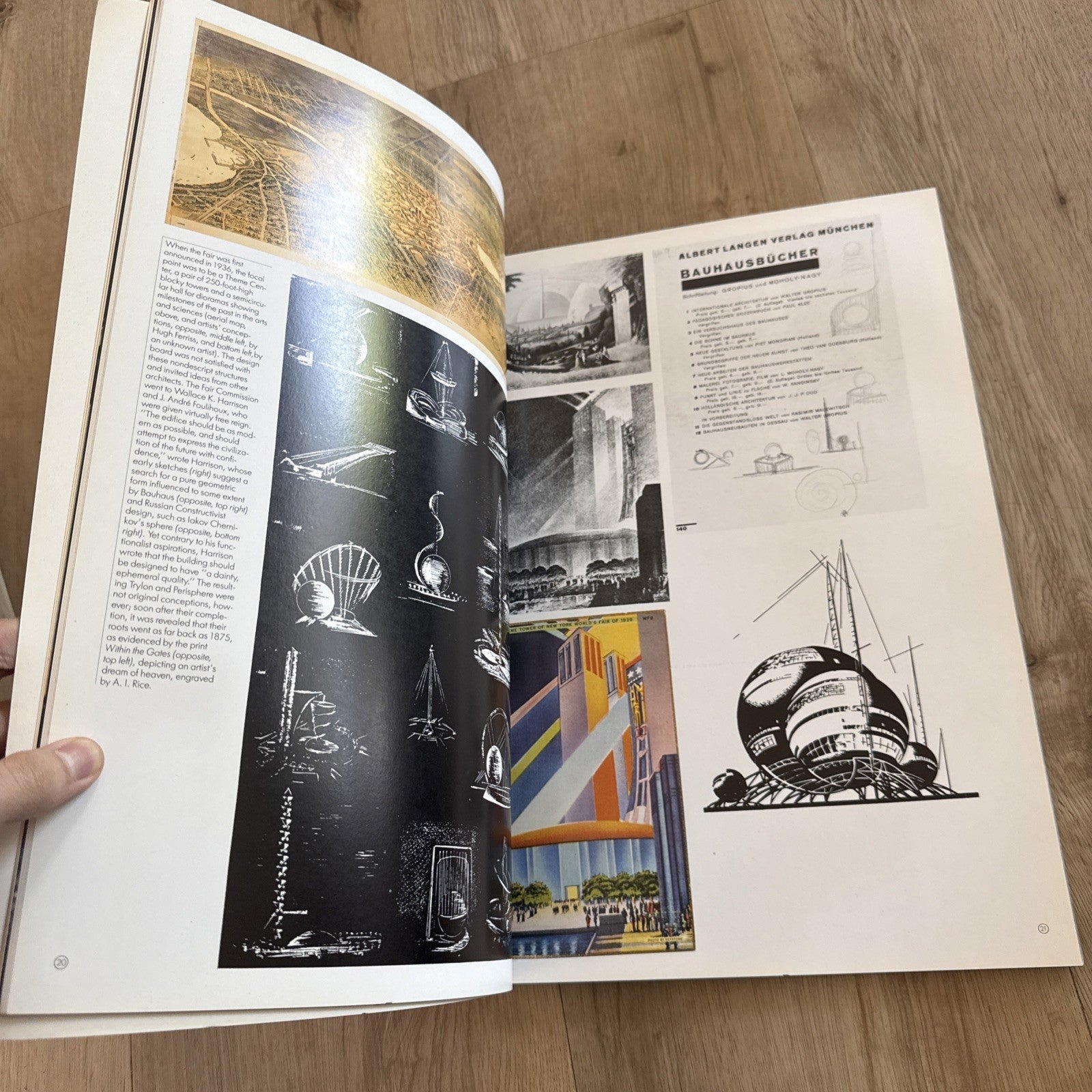 Trylon & Perisphere 1939 NY World's Fair (1989) Heller Chwast Design Book SC6