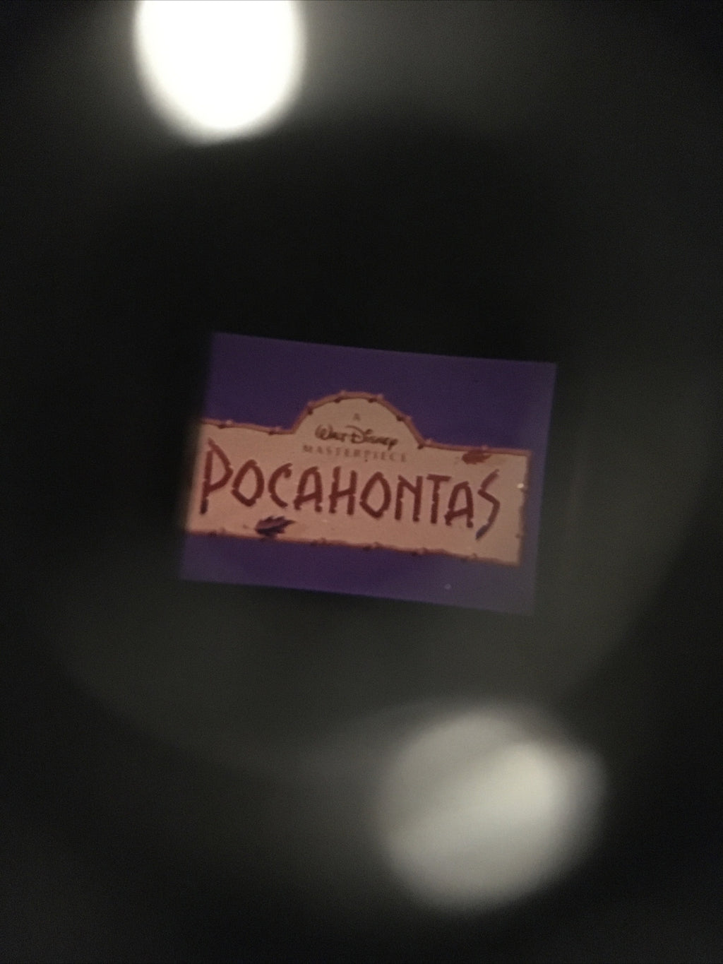 RARE DISNEY POCKET VIEWER POCAHONTAS BLOCKBUSTER VIDEO PROMO ITEM 19954