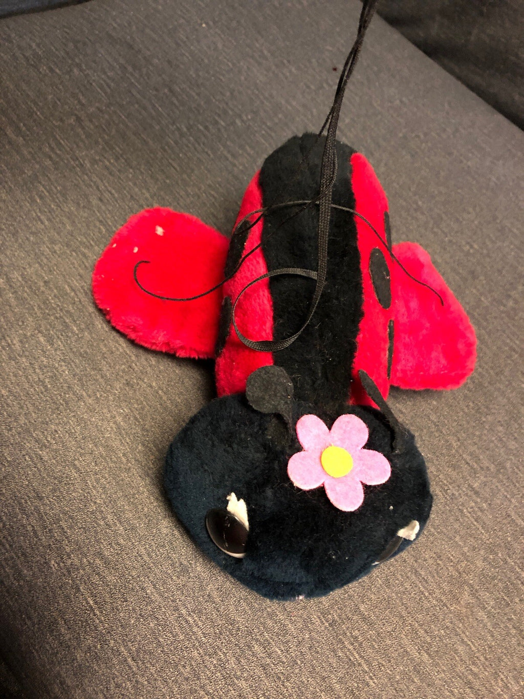 VINTAGE 1976 R. Dakin Plush Chime Ladybug No. 118 Strings Attached2