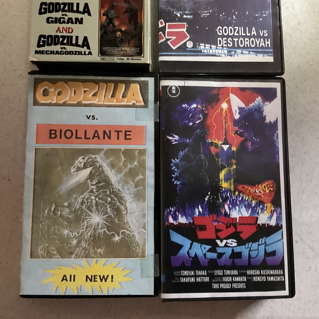 Classic Godzilla Vs. Space Godzilla, Biollante, Destoroyah,Gigan, Mecha Lot1