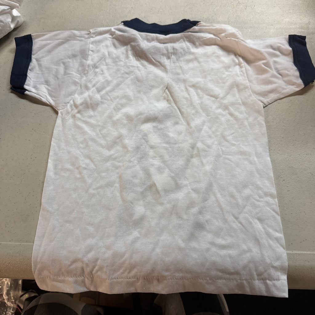 Vintage Gymnastics Panda T Shirt kids 6-8 white  Tee 90s New Old Stock3