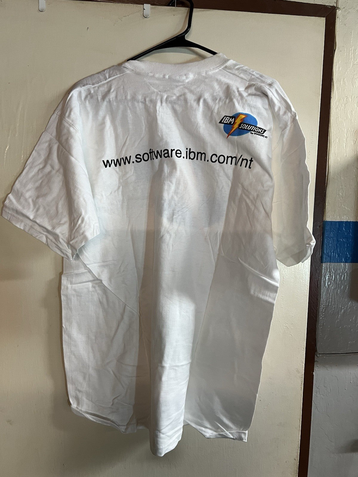 Vintage IBM Solutions for Windows NT T-Shirt Size L 90s Tech Promo1