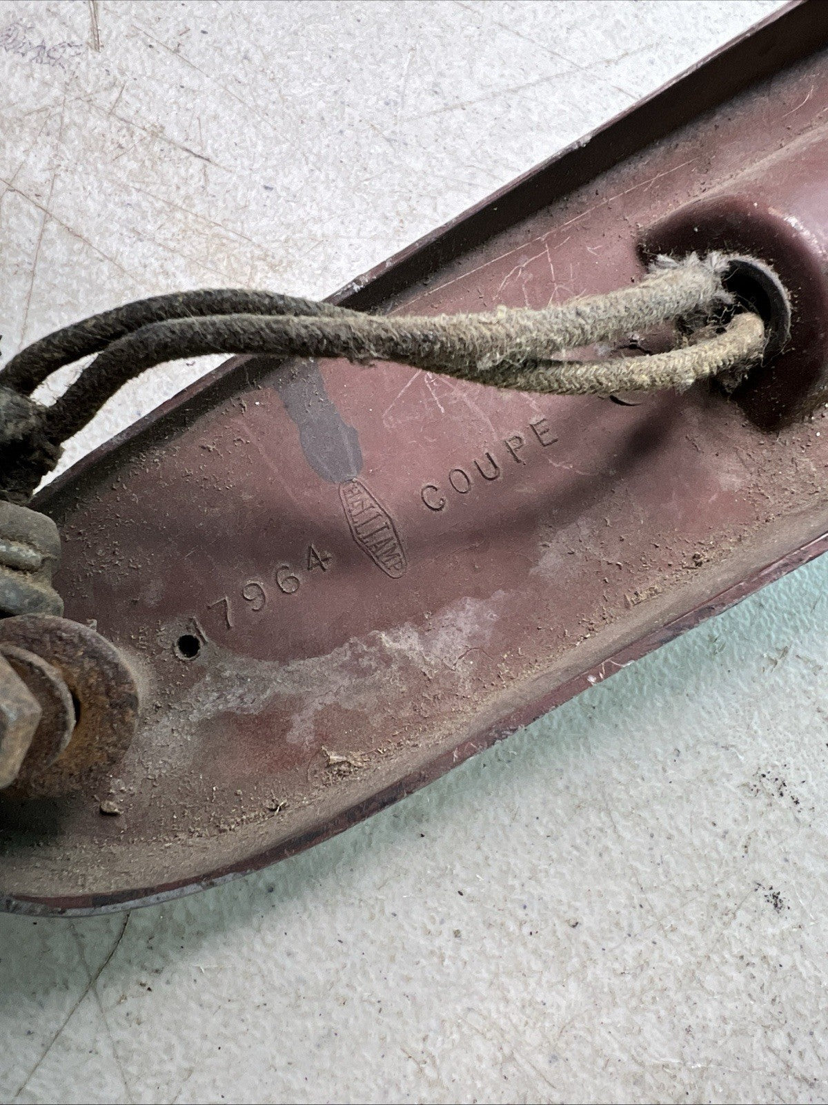 Vintage Hall Lamp 17964 Coupe Rear Side Marker Tail Light5