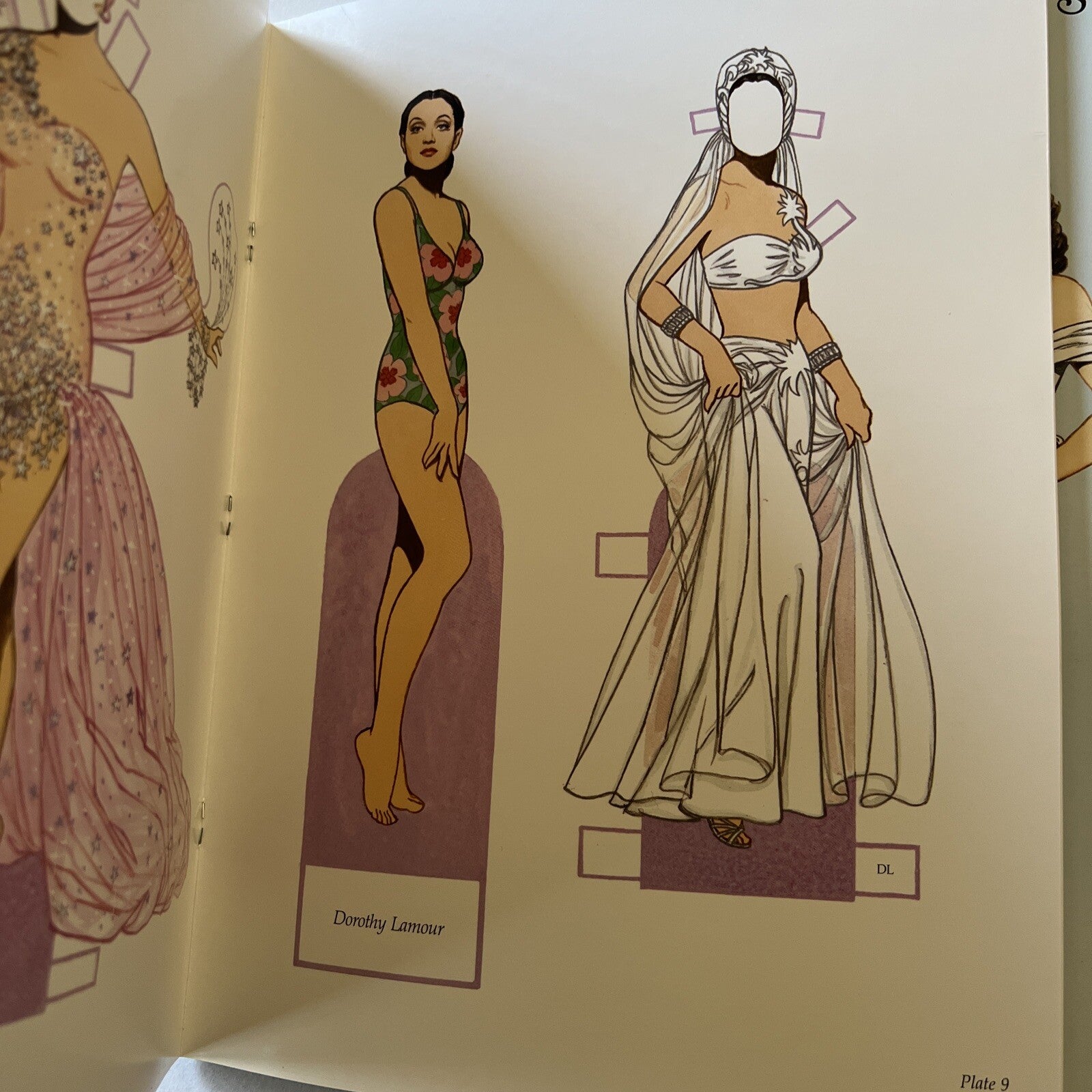 Glamorous Stars of the Forties, 1950s, Sixties Paper Dolls Tom Tierny Books6