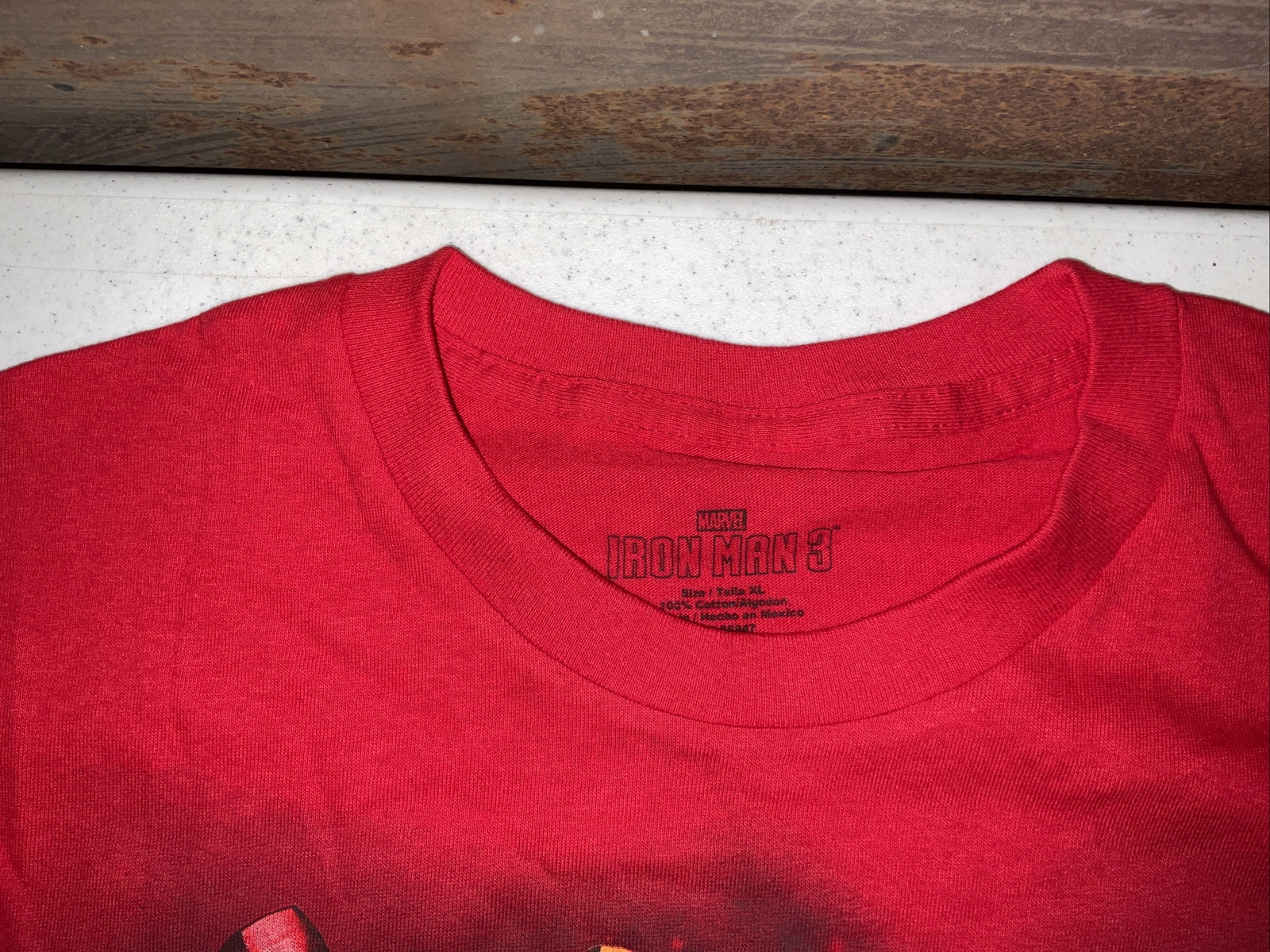Marvel Iron Man 3 Shirt XLarge Mens Red SuperHero Movie Graphic Tee2