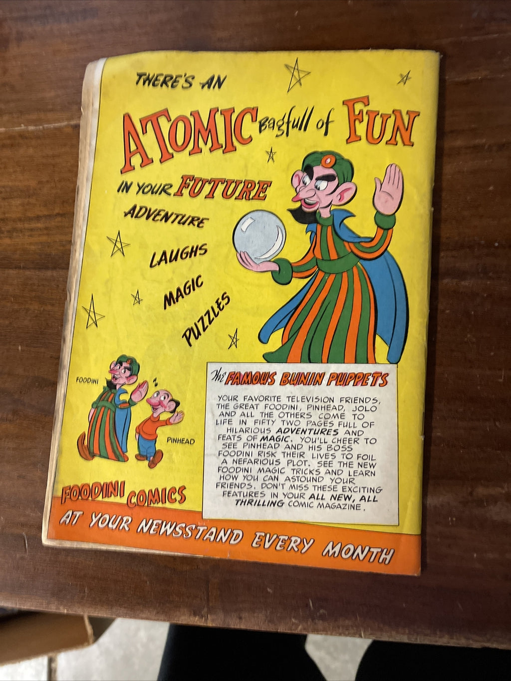 The Great Foodini #1 1950 Continental Publications Golden Age Comic Nice8
