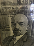 VLADIMIR LENIN RARE Russian POSTER CCCP COMMUNIST RUSSIA HISTORIC POSTER0
