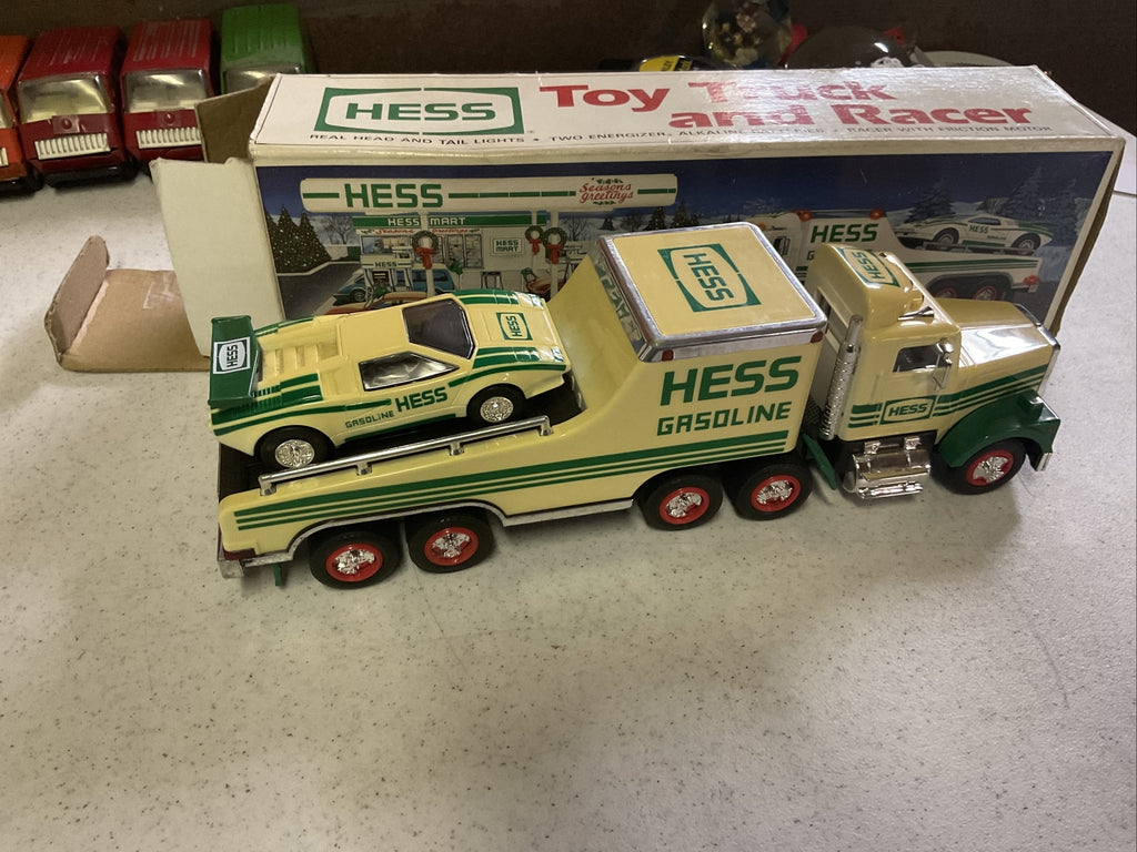 1991 HESS TOY TRUCK and RACER (Lamborghini) With Original Box1