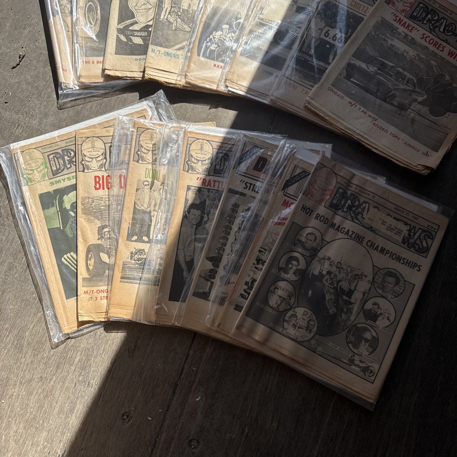 Vintage Drag News Magazine 1969 Volume 14-15 Drag Racing NHRA Don Garlits Lot1