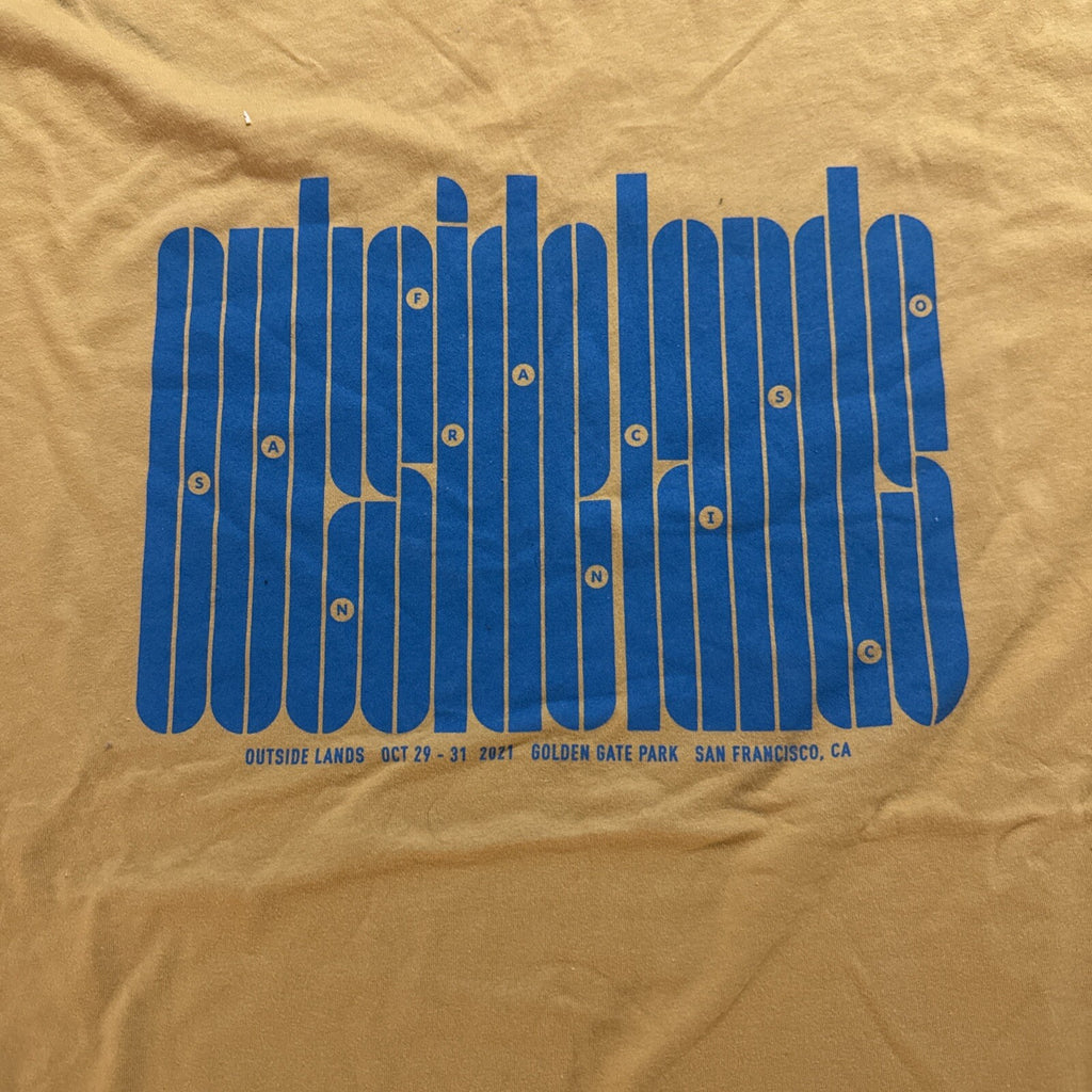 Outside Lands San Francisco 2021 Concert Golden Gate Tee Shirt T-Shirt Mens XXL1