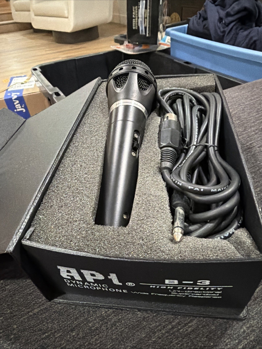 API B-3 Prosound Dynamic Microphone Made In USA0