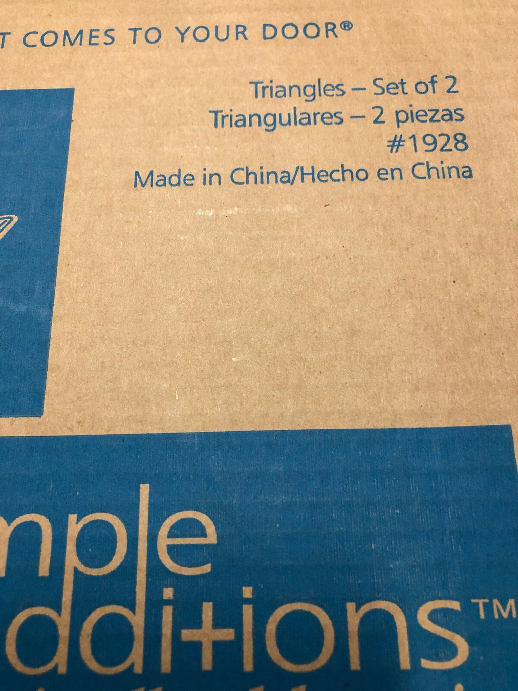 The Pampered Chef Simple Additions Triangles Set Of 2 Black # 1928 NIB1