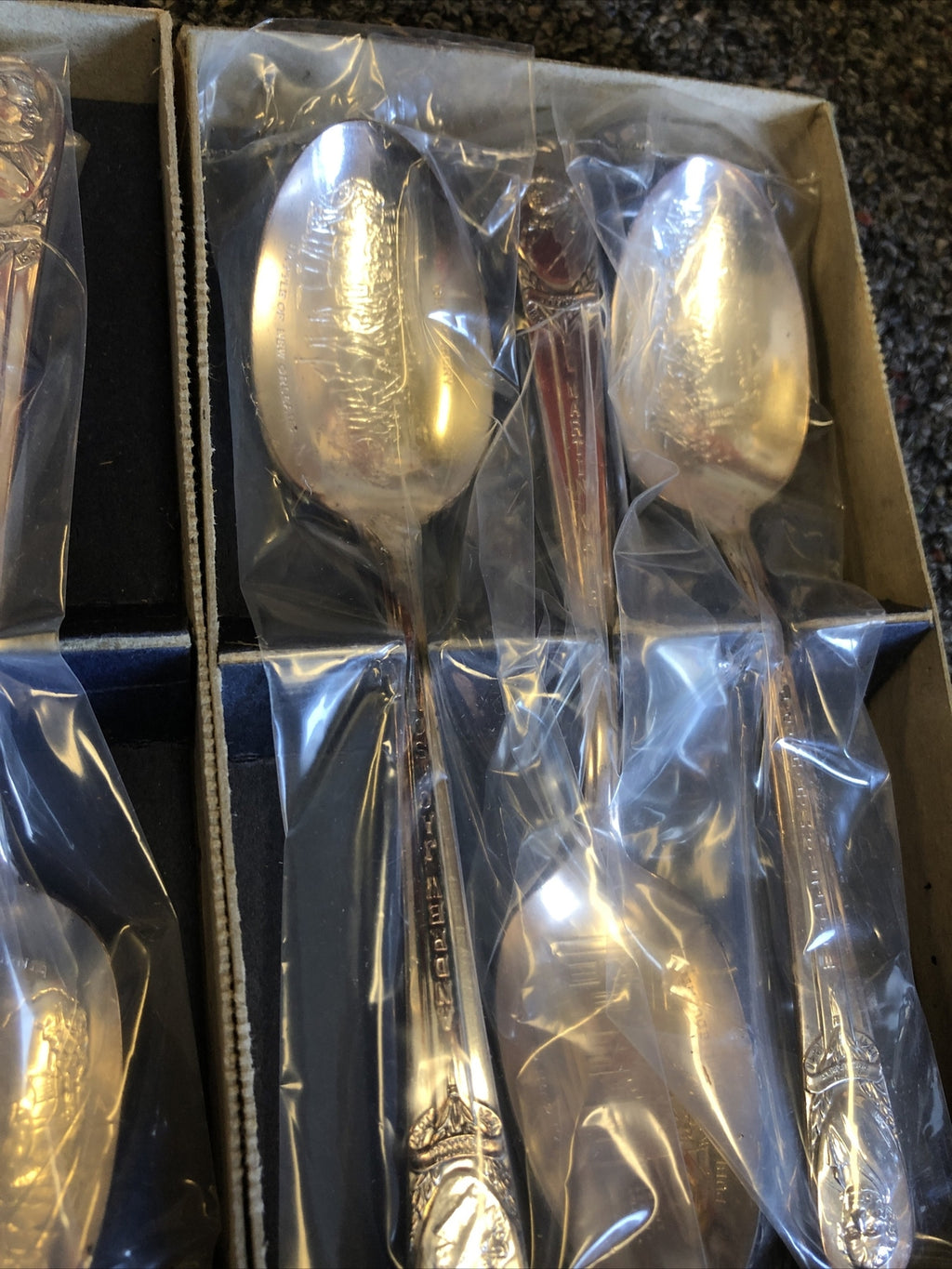 Lot Of 33 Commemorative Vintage Silverplate Spoons Various US Presidents-5
