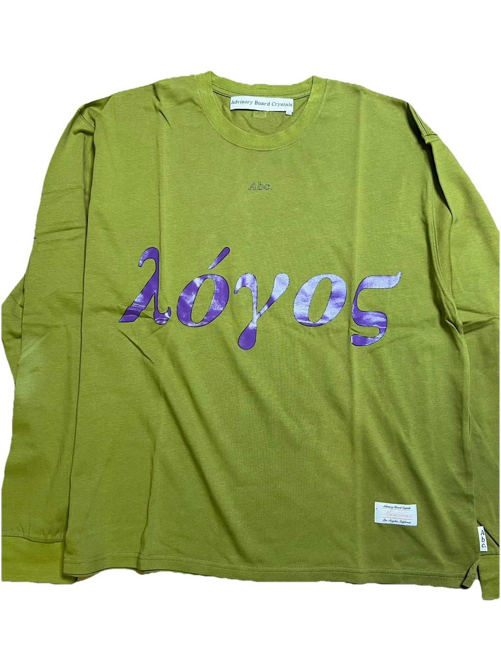 Advisory Board Crystals ABC  Size XXL  Long Sleeve Mushroom Moss Green0