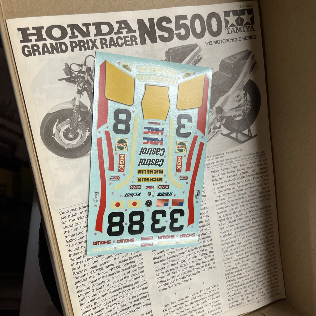 TAMIYA HONDA NS500'83 New Hard To Find3