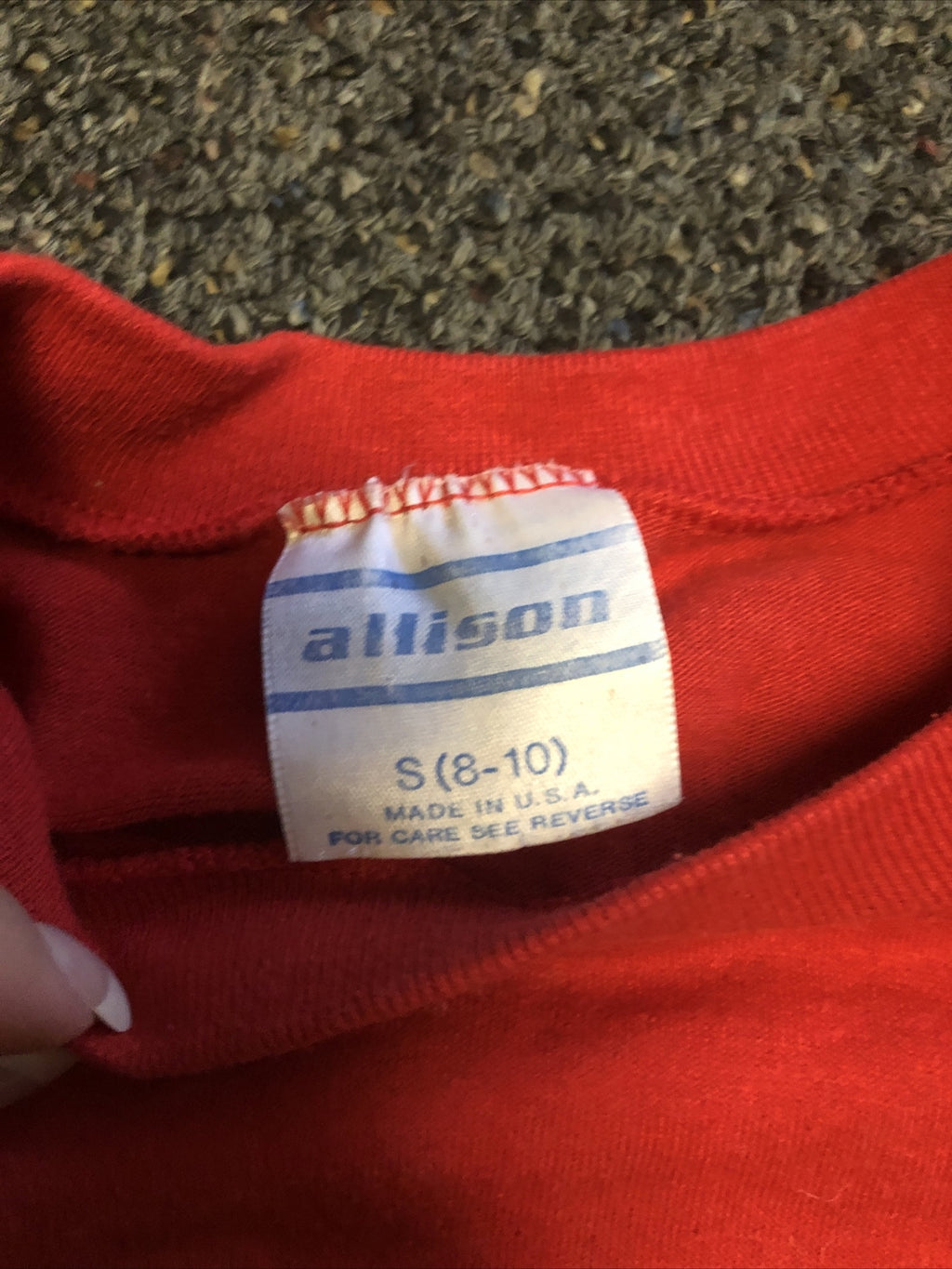 Allison Vintage Mickey Mouse Kids Shirt Size Small 8-102