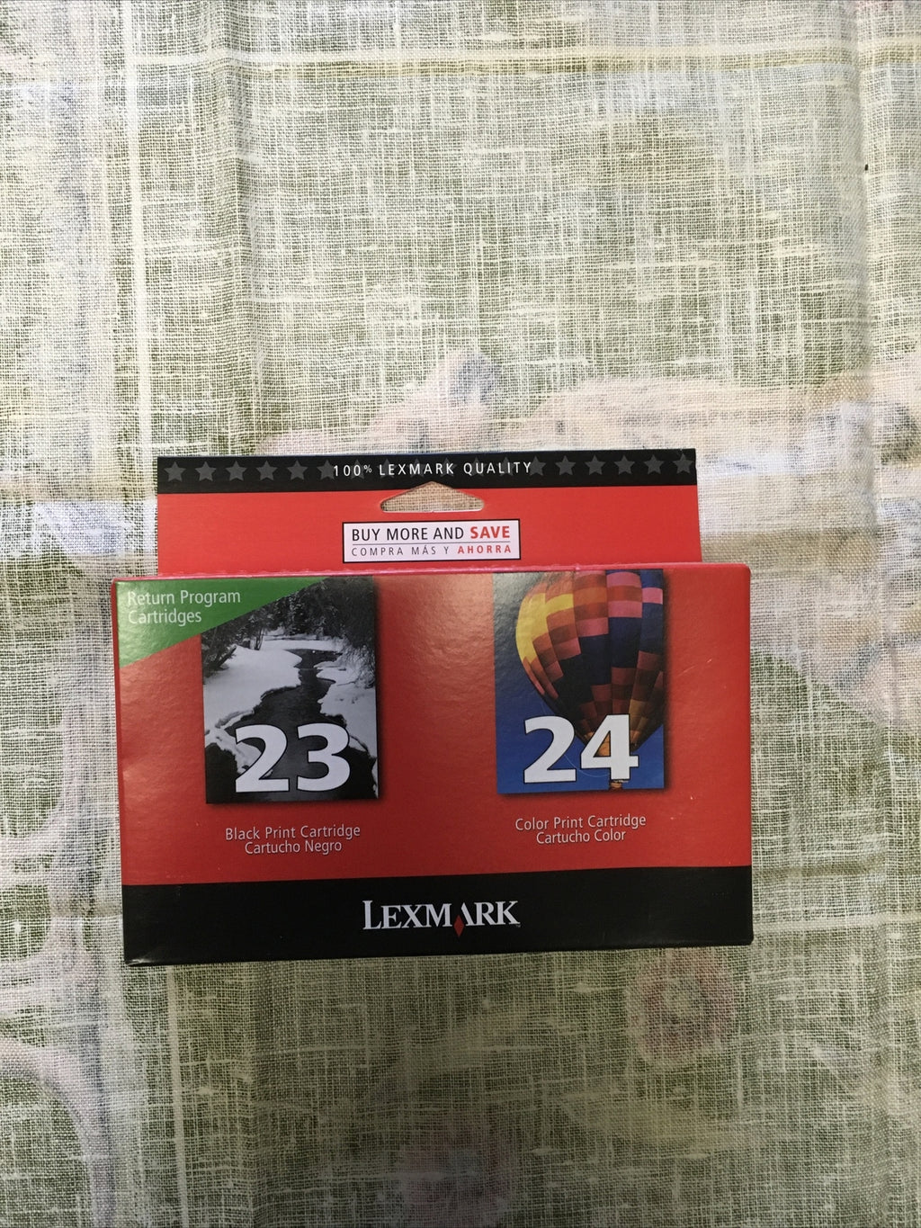 Lexmark Combo Pack 23 Black Cartridge 24 Color Cartridge0